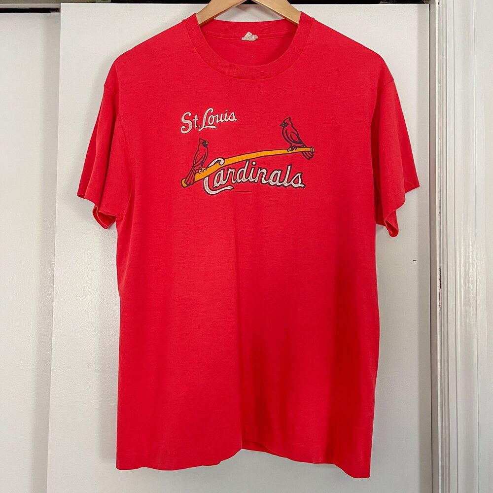 Vintage 80s Red St. Louis Cardinals T-Shirt